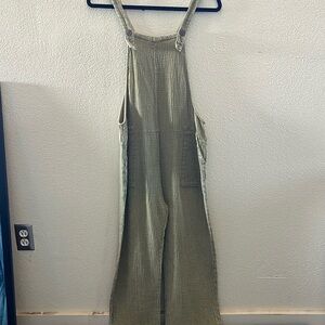 Earthbound Light green Overalls / lightweight fabric